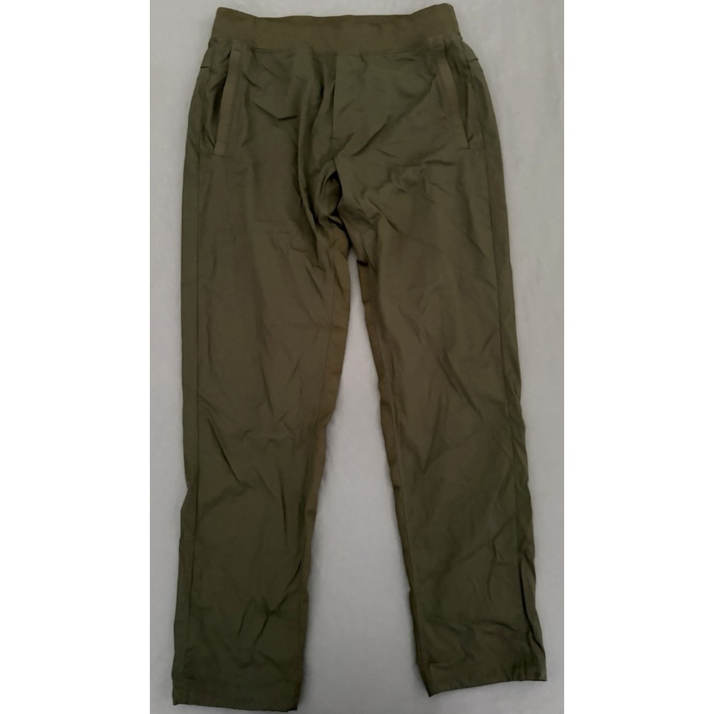 Womens Lululemon Jogger Pants Womens Size Large Green Running Hiking Athletic